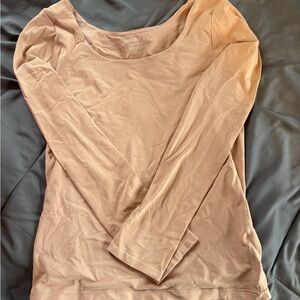 Aeropostale Women's Salmon/Pink Long Sleeve Top